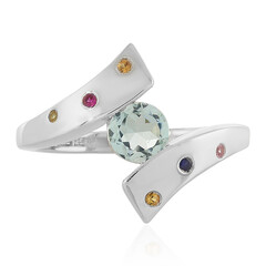 Anello in argento con Topazio Blu Cielo