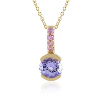 Collana in oro con Tanzanite