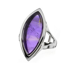 Anello in argento con Ametista