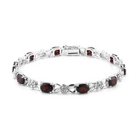Bracciale in argento con Granato