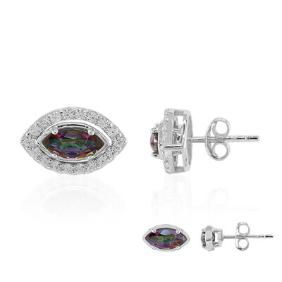 Orecchini in argento con Quarzo Mistico