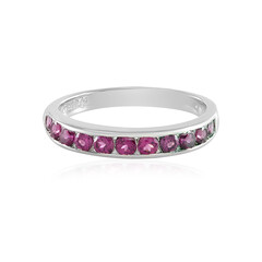 Anello in argento con Rodolite