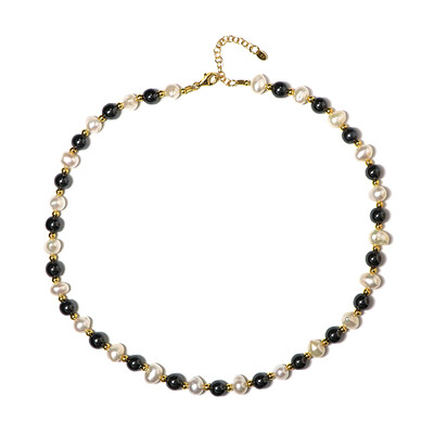 Collana in argento con Ematite Nera