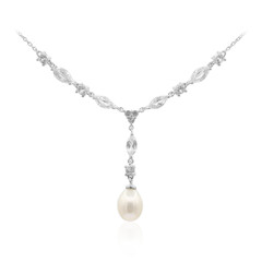 Collana in argento con Perla di Acqua Dolce
