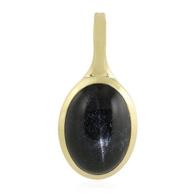 Ciondolo in argento con Diopside Stellato d'India