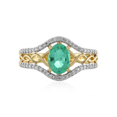 Anello in oro con Smeraldo Colombiano (AMAYANI)