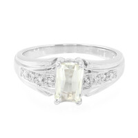 Anello in argento con Kunzite Canarino