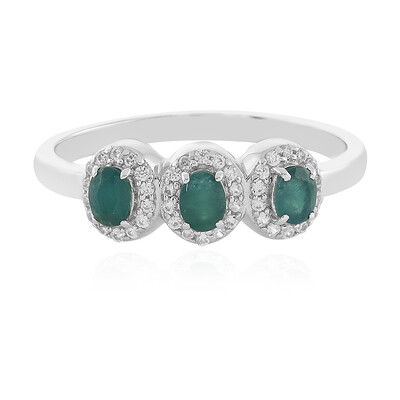 Anello in argento con Grandidierite