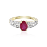 Anello in oro con Rubino del Madagascar