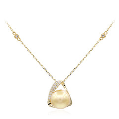 Collana in oro con Perla del Mare del Sud (CIRARI)