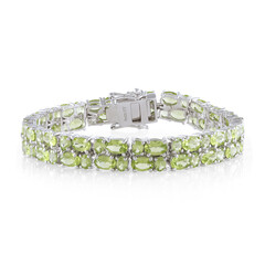 Bracciale in argento con Peridoto