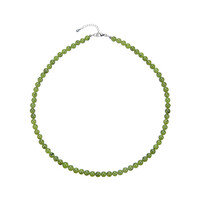 Collana in argento con Serpentino