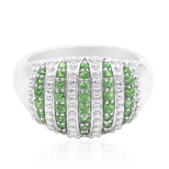 Anello in argento con Tsavorite