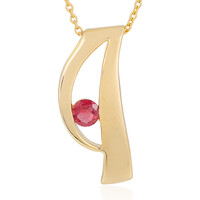 Collana in argento con Tormalina Rosa