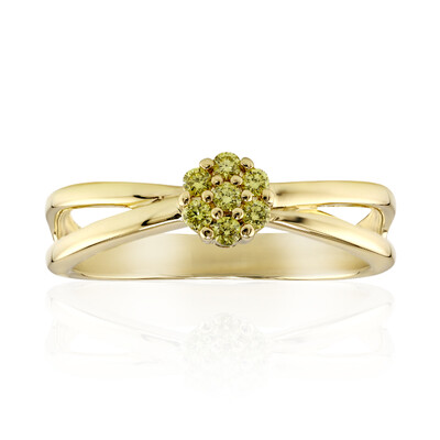 Anello in oro con Diamante Giallo VS1 (Annette)