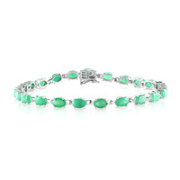 Bracciale in argento con Smeraldo Socoto