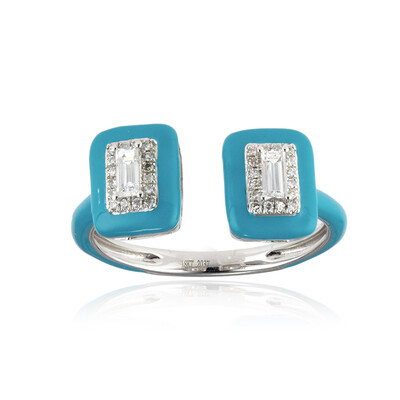 Anello in oro con Diamante SI1 (H) (de Melo)