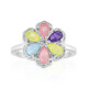 Anello in argento con Quarzo rosa pastello