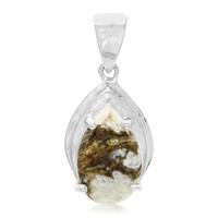 Ciondolo in argento con Magnesite