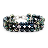 Bracciale in argento con Perla di Acqua Dolce (Dallas Prince Designs)
