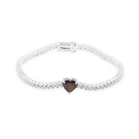 Bracciale in argento con Granato