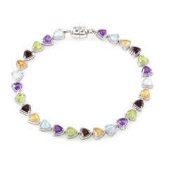 Bracciale in argento con Ametista Zambiana