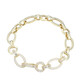 Bracciale in argento con Topazio Bianco (Adela Silber)
