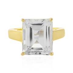 Anello in argento con Topazio Bianco