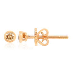 Orecchini in oro con Diamante Rose de France SI1 di Argyle