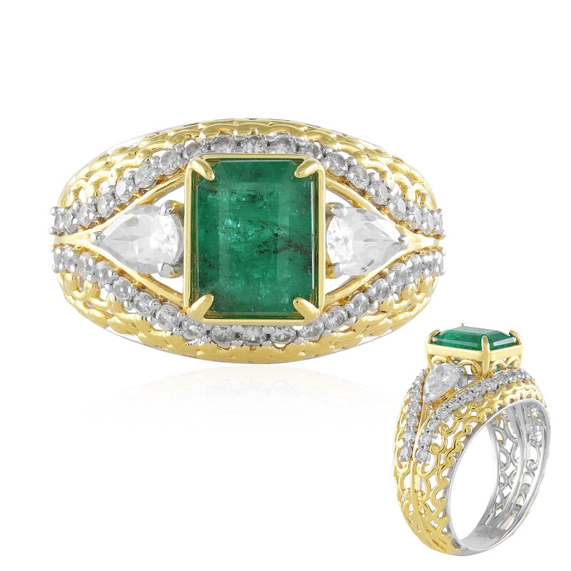 Anello in argento con perline per donna | Nerina Bijoux