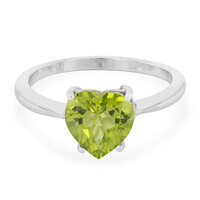 Anello in argento con Peridoto Manchuria
