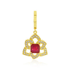 Ciondolo in argento con Rubino Bemainty
