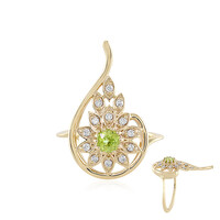 Anello in oro con Demantoide (AMAYANI)
