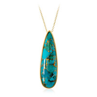 Collana in argento con Turchese Ramato Blu (Faszination Türkis)