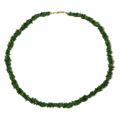 Collana in argento con Diopside Russo
