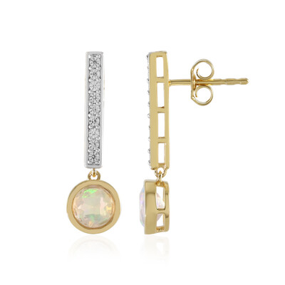 Orecchini in argento con Opale di Welo