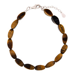 Bracciale in argento con Occhio di Tigre