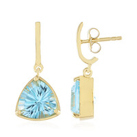 Orecchini in argento con Topazio Blu Cielo