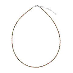 Collana in argento con Unakite