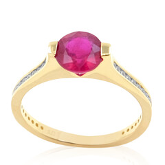 Anello in oro con Rubino del Madagascar