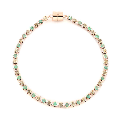Bracciale in oro con Smeraldo Zambia AAA (SUHANA)