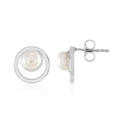 Orecchini in argento con Perla di Acqua Dolce
