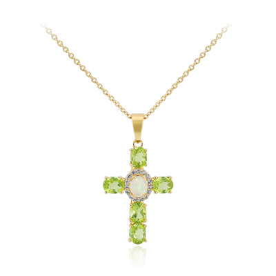 Collana in argento con Opale di Welo