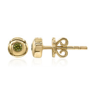 Orecchini in oro con Diamante Giallo VS1