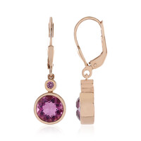 Orecchini in argento con Fluorite Rosa (KM by Juwelo)