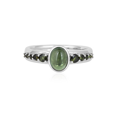 Anello in oro con Tormalina Verde Brasiliana (KM by Juwelo)