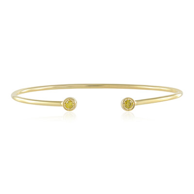 Bracciale in argento con Diamante Giallo VS1