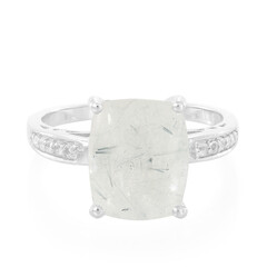 Anello in argento con Quarzo Rutilato Mutuca