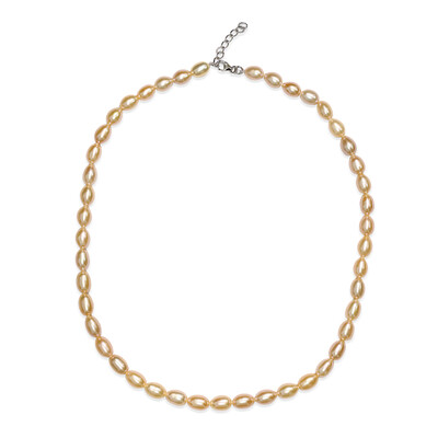 Collana in argento con Perla di Acqua Dolce (TPC)
