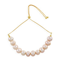 Bracciale in argento con Perla d'Acqua Dolce Color Crema